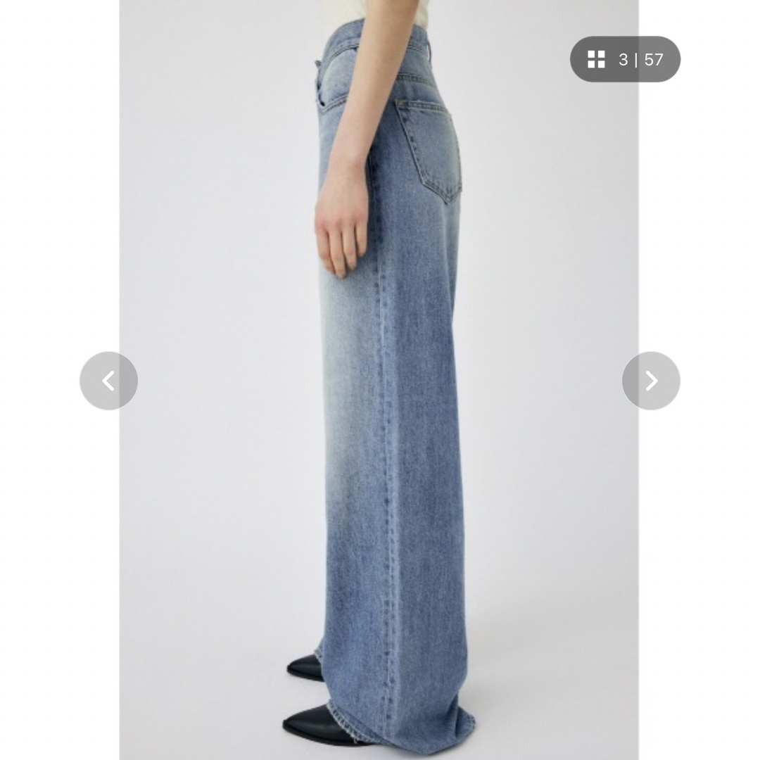 MOUSSY CROSS WAIST WIDE STRAIGHT
