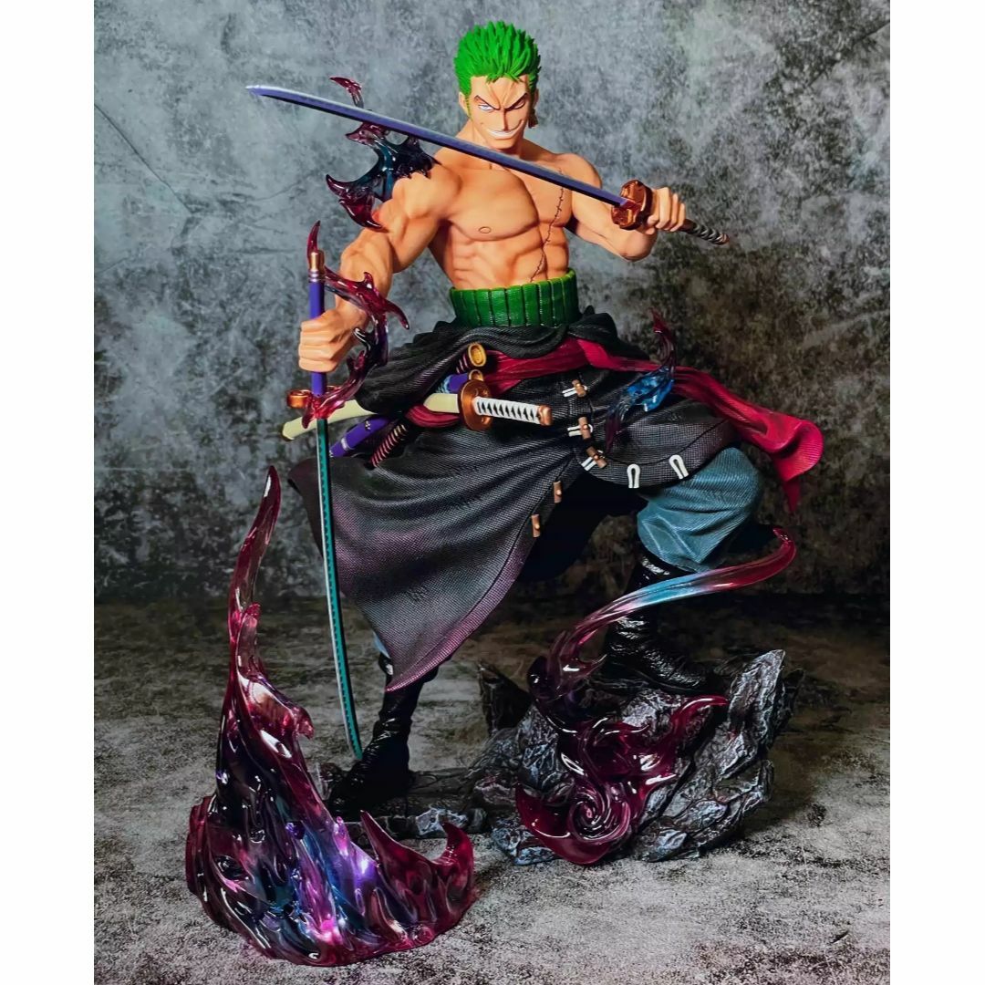 ワンピース ロロノア・ゾロ フィギュア ガレージキット LXスタジオ 黒