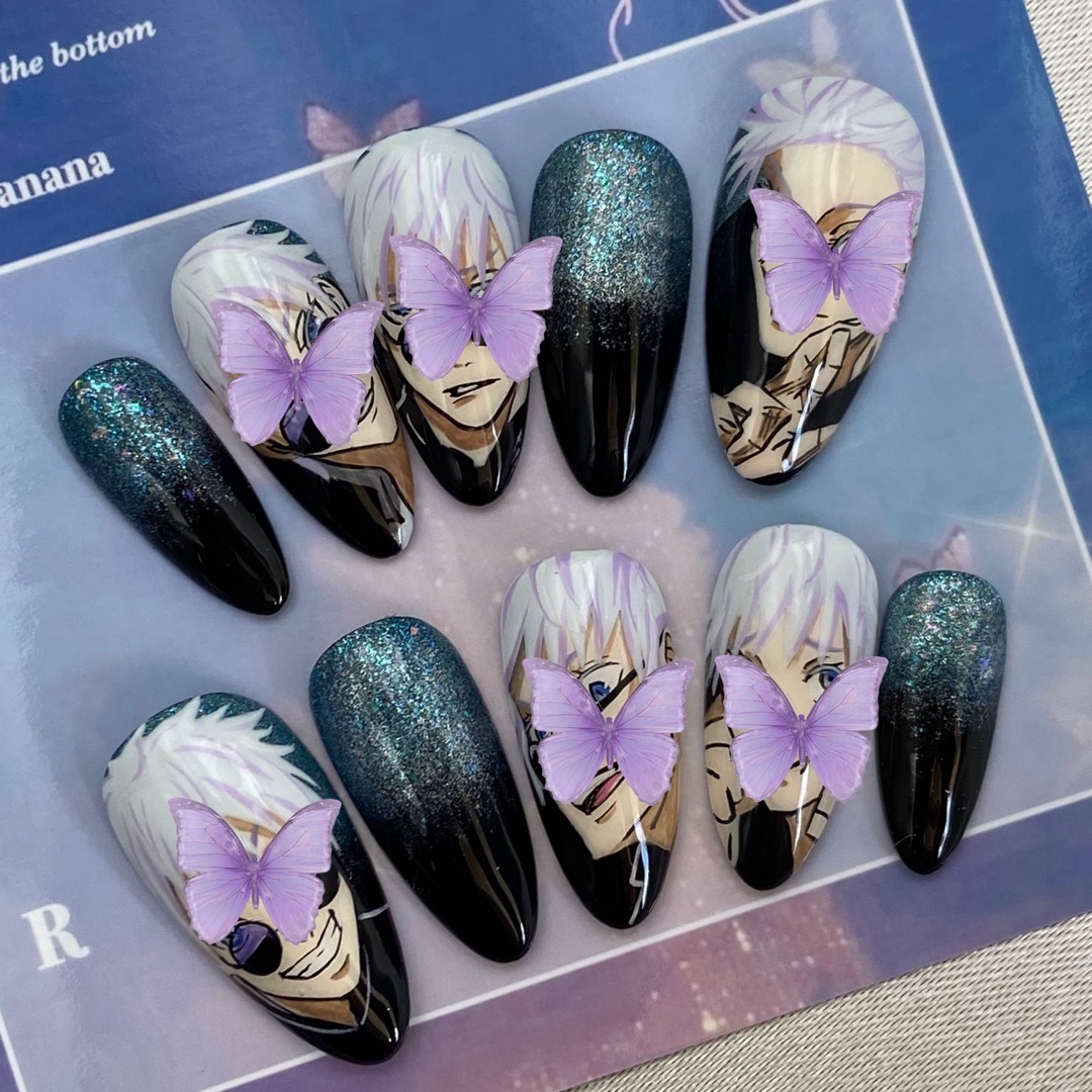 痛ネイル ネイルチップ オーダー受付中 3dパーツ プレインシート の