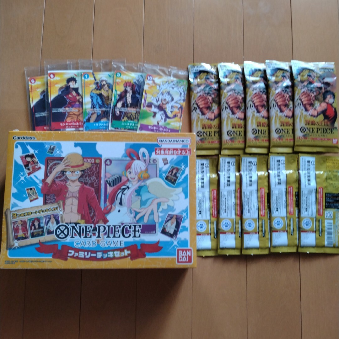 ワンピースカードゲーム ファミリーデッキセット＋謀略の王国10袋