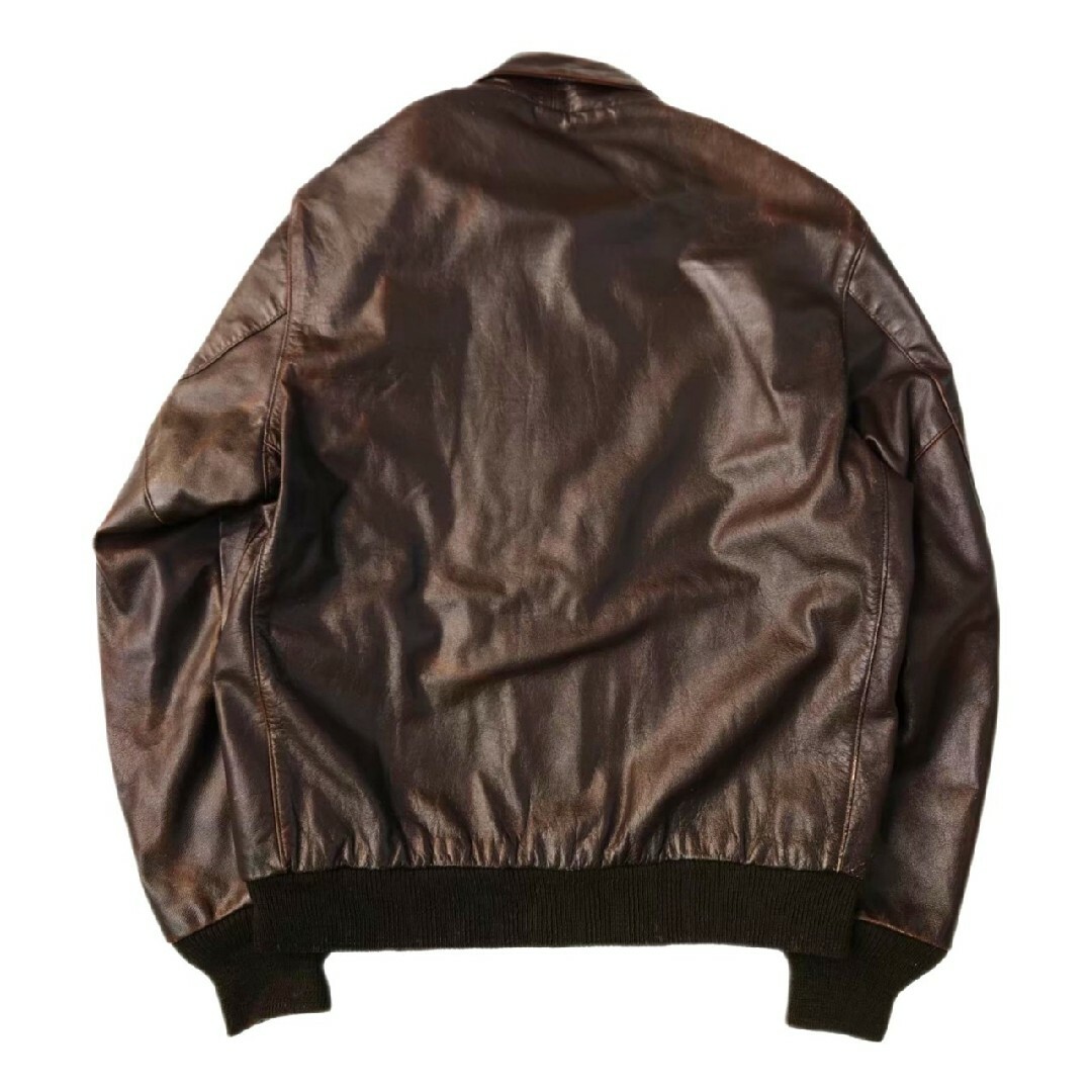 60S スピワック USA製 ヴィンテージ A-2ホースレザーフライト