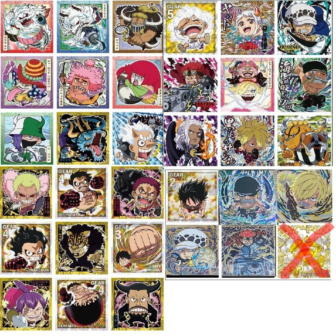 ONE PIECE - ワンピースウエハース log.6 セミコンプ シークレットの