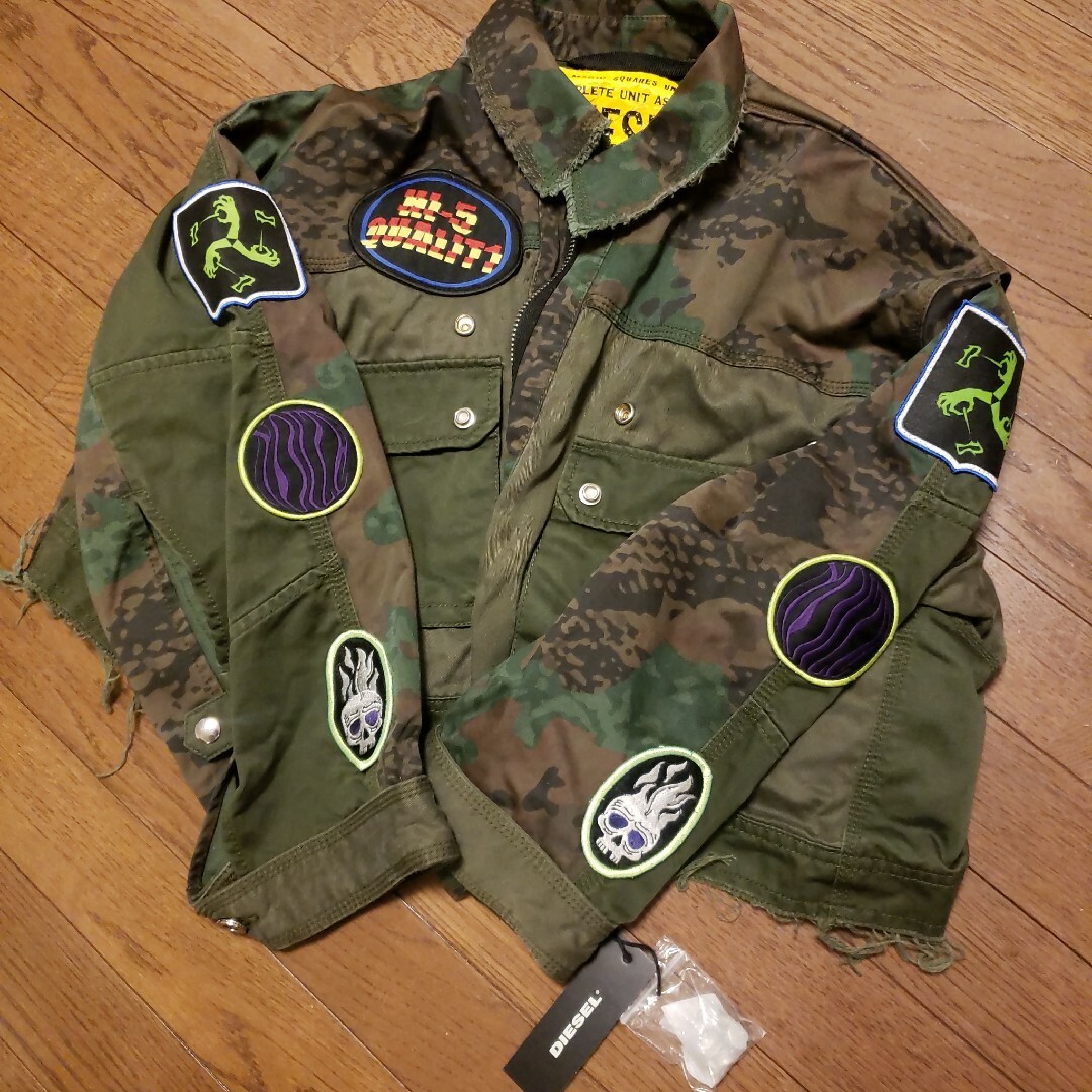 DIESEL - DIESEL ディーゼル 迷彩ショート丈 ミリタリージャケット