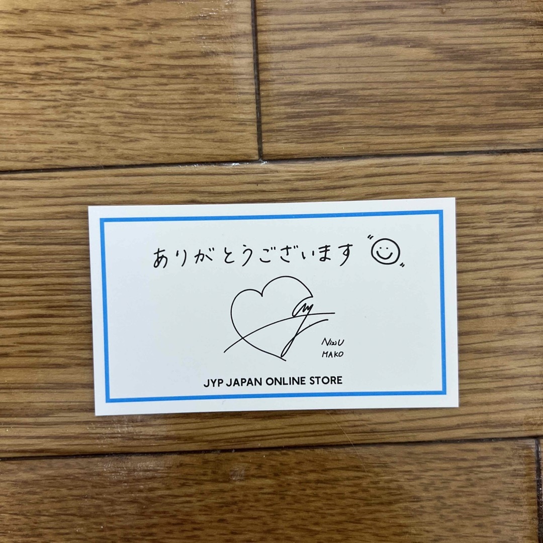 NiziU - 公式 NiziU MAKOサインカード の通販 by lee｜ニジューならラクマ