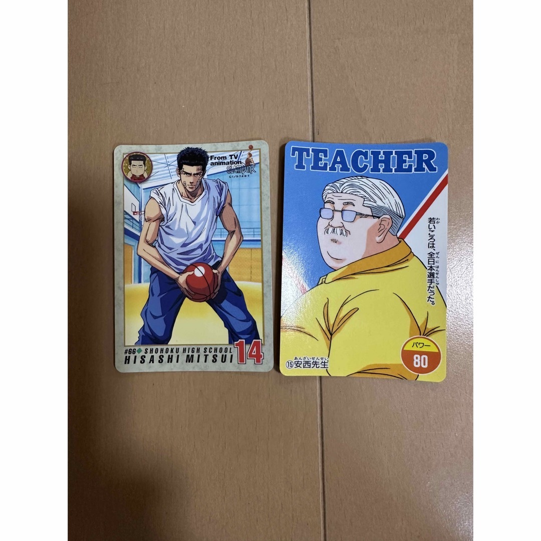安西先生 木暮 9枚 スラムダンク SLAMDUNK カードダス 湘北 当時もの