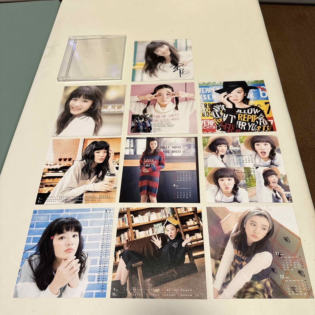 永野芽郁直筆サイン入り 卓上カレンダー2016の通販 by ちゃーりー's