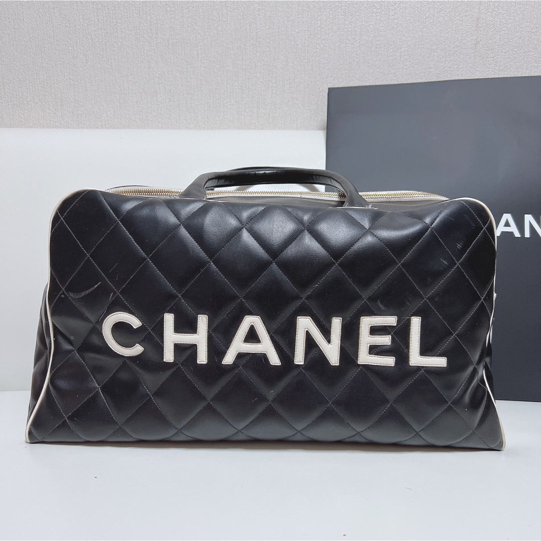 CHANEL - CHANEL(シャネル) スポーツライン マトラッセ ロゴ ボストン