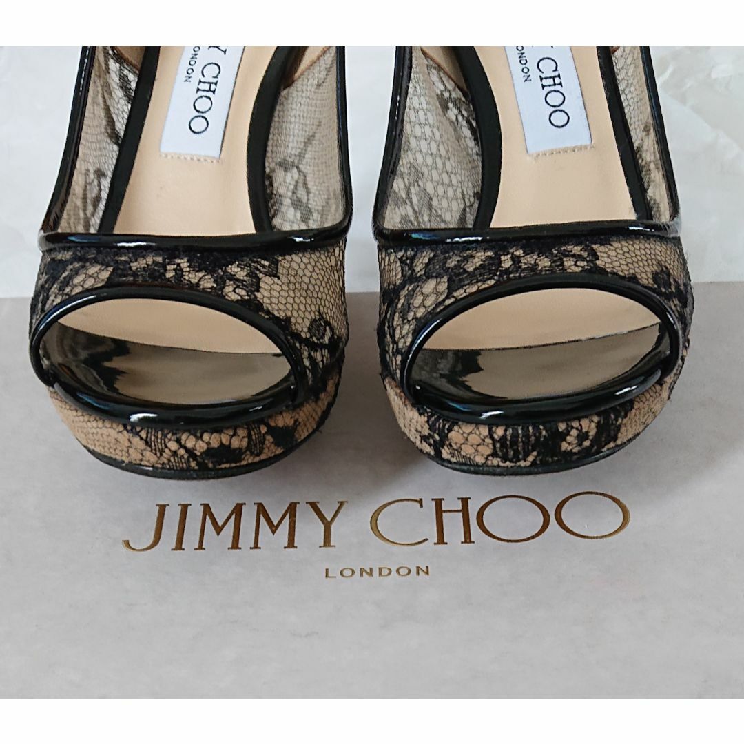 JIMMY CHOO - 値下げしました 極美品 ジミーチュウ レースパンプス