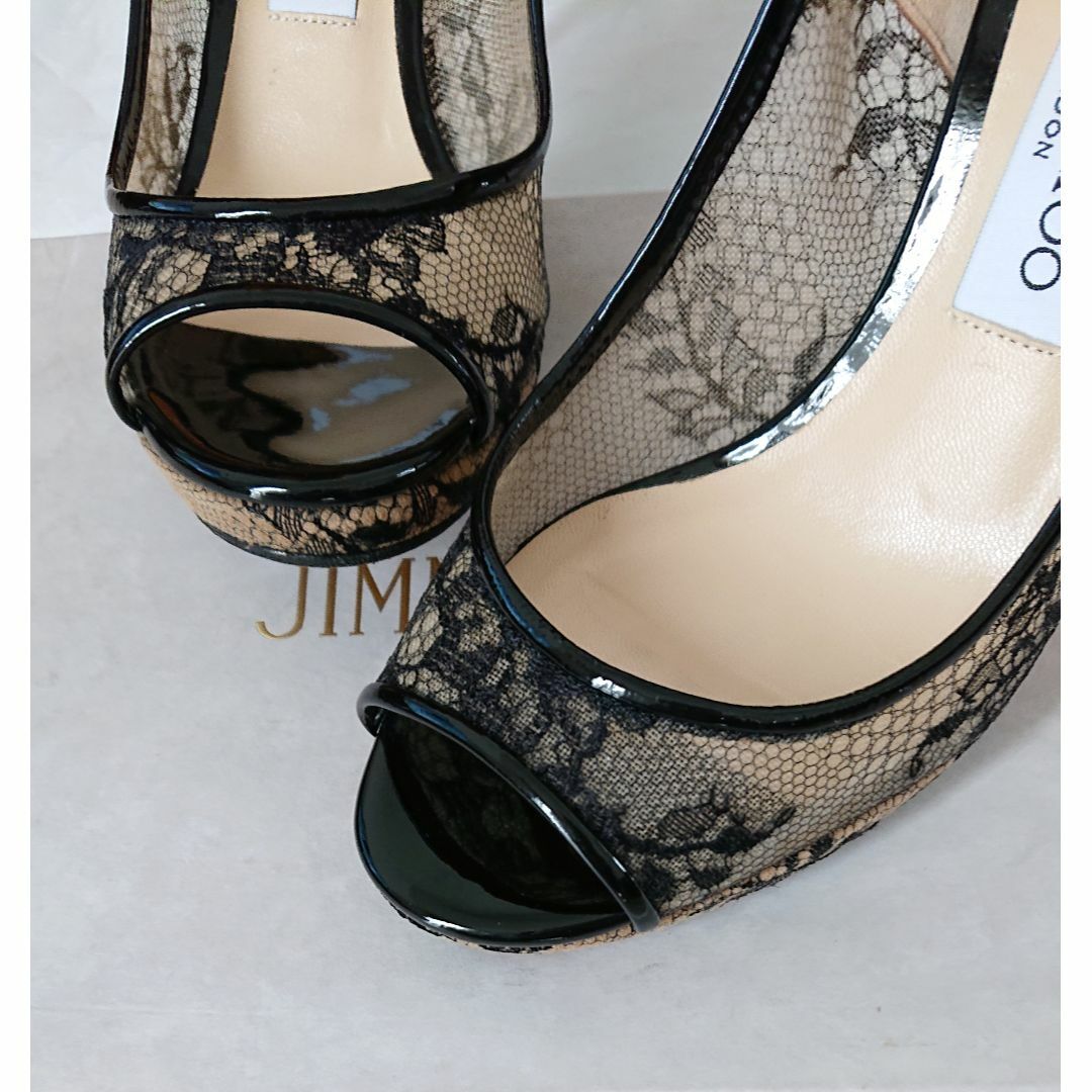 JIMMY CHOO - 値下げしました 極美品 ジミーチュウ レースパンプス