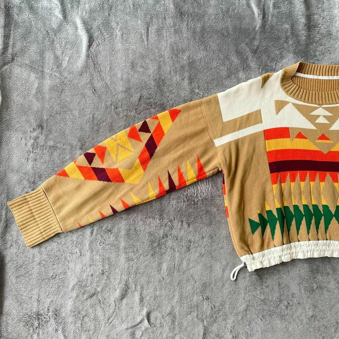 sacai - 【レア！】sacai×ペンドルトン チマヨ柄ニット ライトブラウン