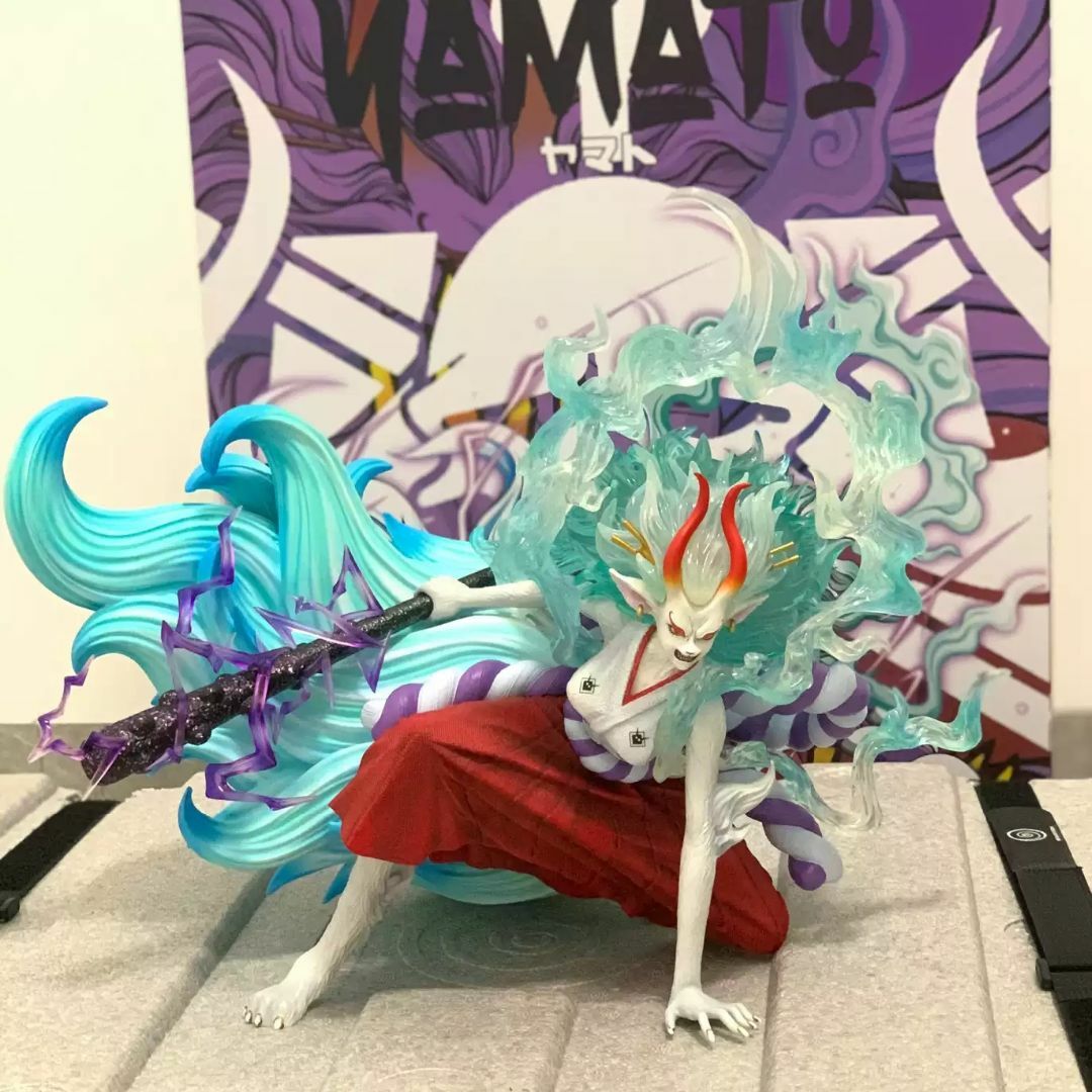 ワンピース 人獣型 ヤマト フィギュア ガレージキット 塗装済み完成品