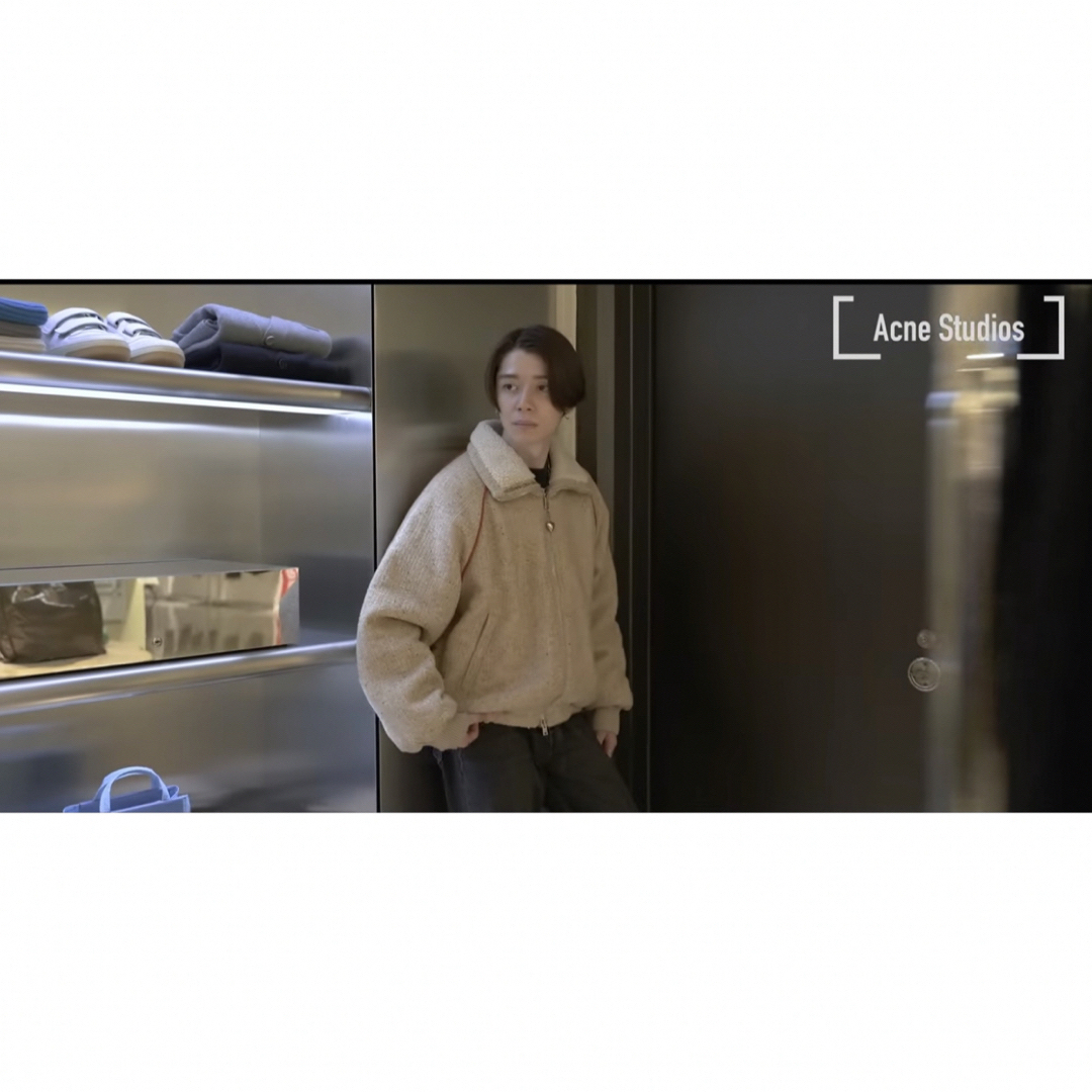 Acne Studios - 22AW Acne Studios パテッドツイードジャケットの通販