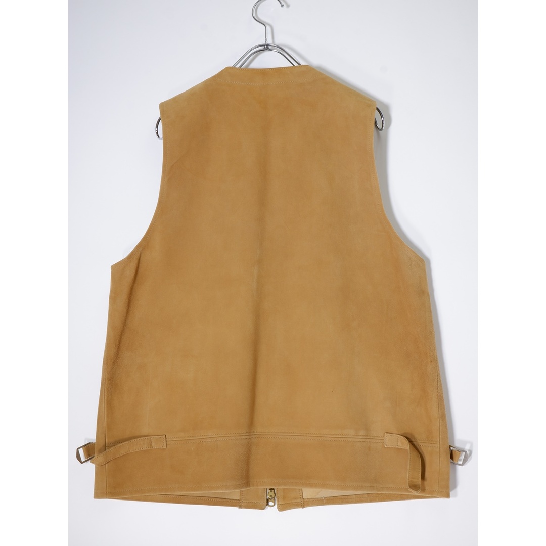 PHIGVEL - PHIGVEL MAKERS & Co.フィグベル SUEDE ZIP VESTシープ