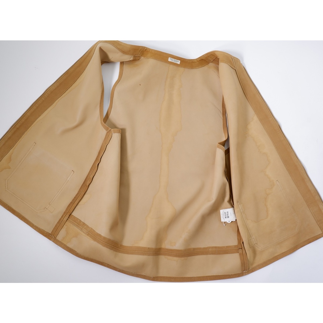 PHIGVEL - PHIGVEL MAKERS & Co.フィグベル SUEDE ZIP VESTシープ
