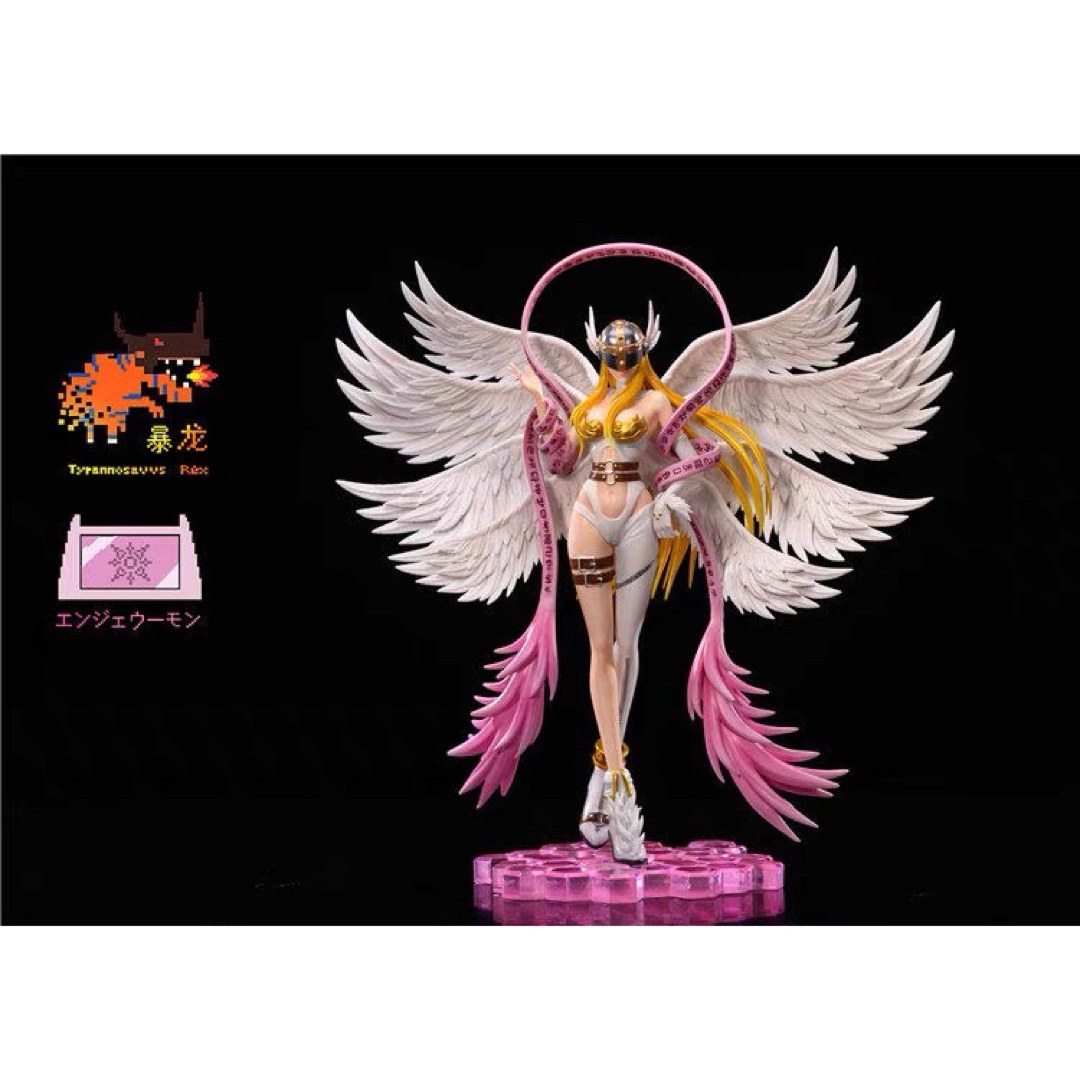 デジモンアドベン 樹脂フィギュア エンジェモン エンジェウーモン の