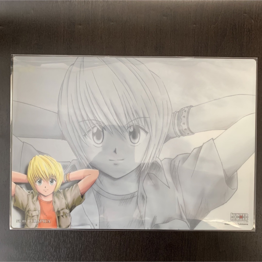 美品レア！》《送料無料》⭐︎HUNTER×HUNTER クラピカ下敷き2種♪の
