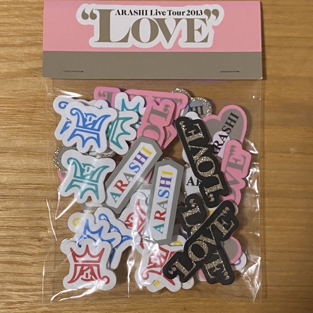 嵐 - 嵐 LOVE フレークシール ライブグッズ ステッカーの通販 by