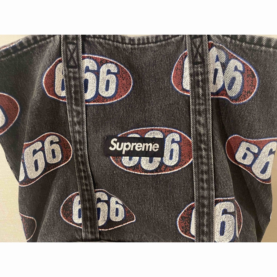 Supreme - 【最終価格】Supreme 17ss black denim tote 666の通販 by