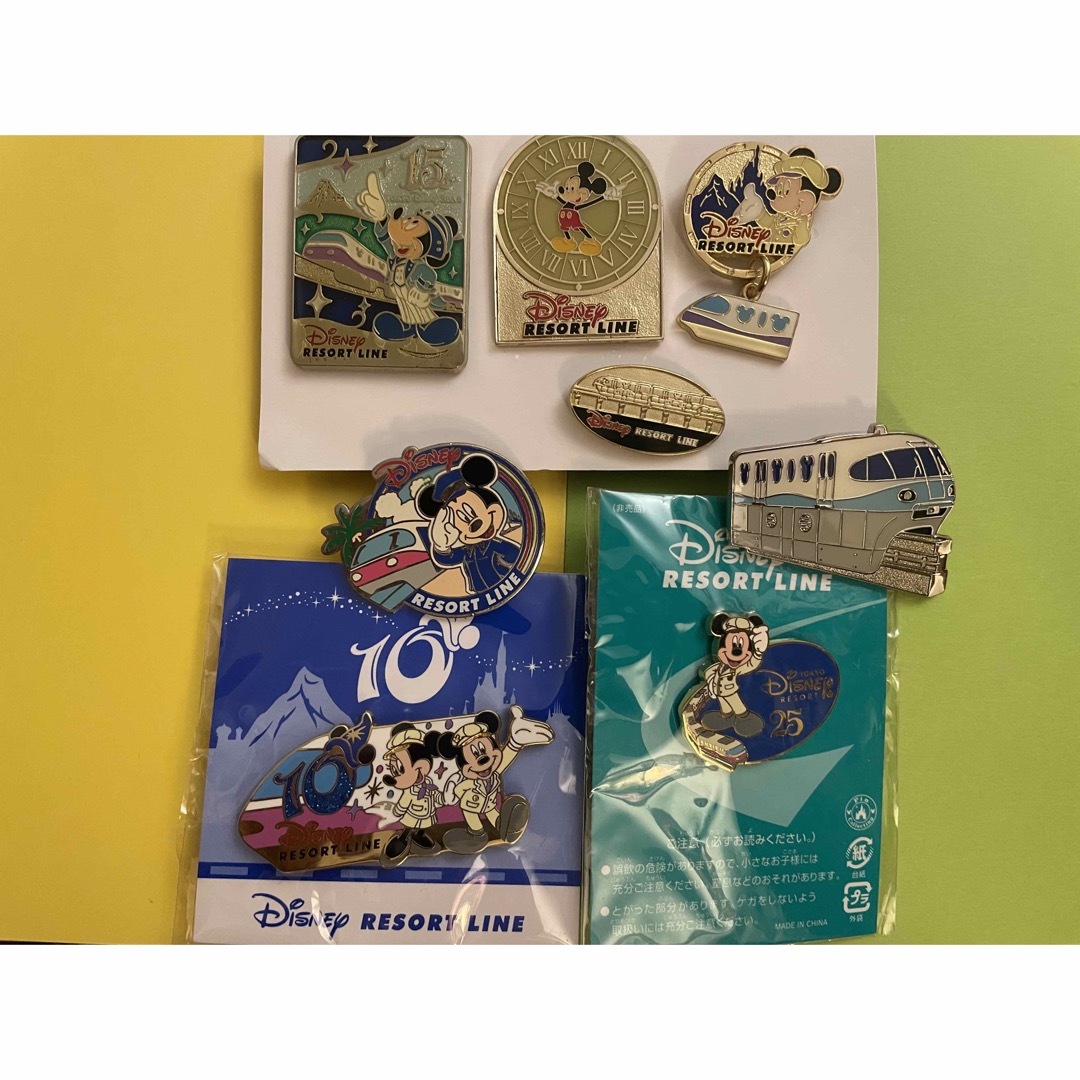 Disney - ディズニー リゾートライン ピンバッジ セット 非売品の通販