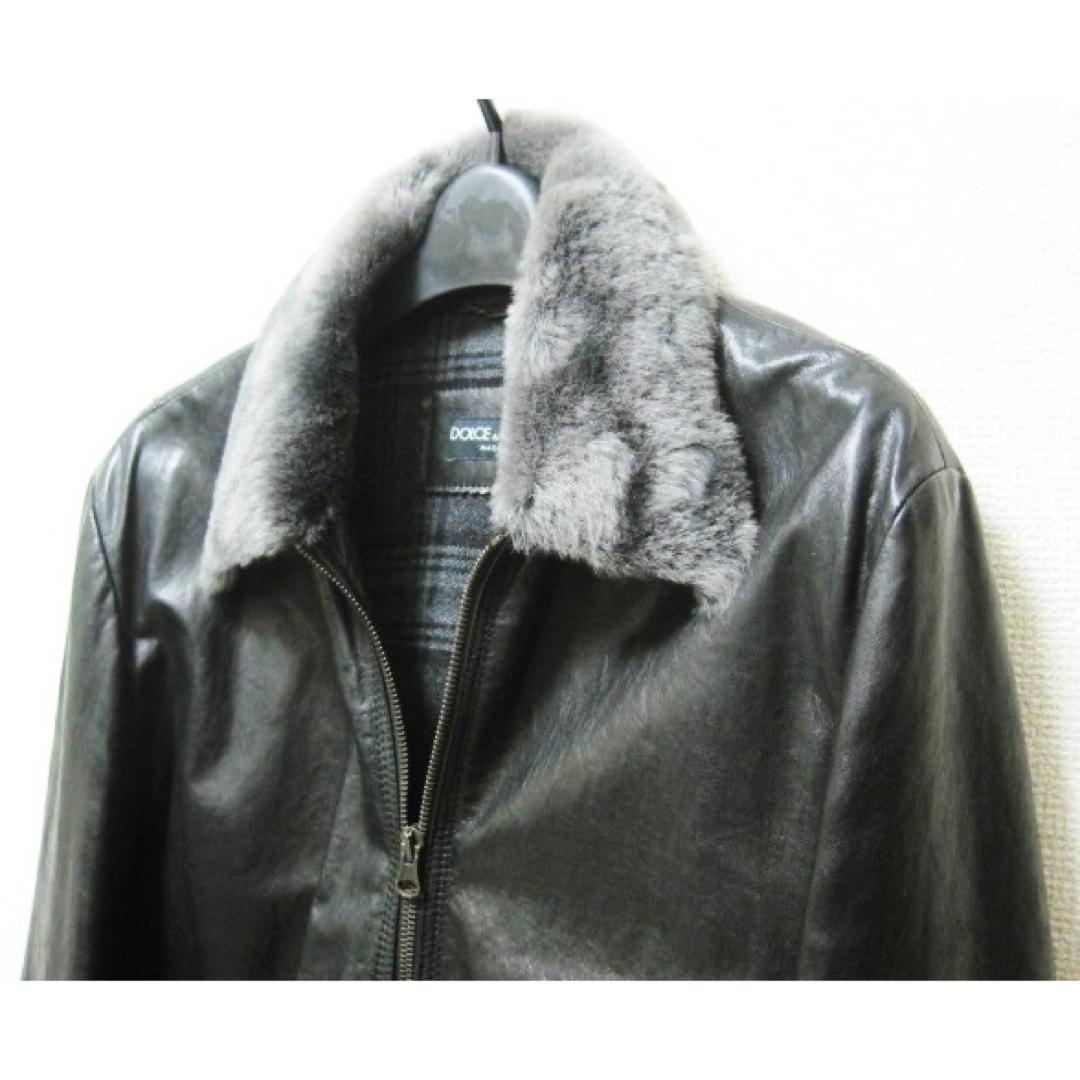 DOLCE&GABBANA - 新品同様 ドルチェ&ガッバーナ 衿ムートン ファー