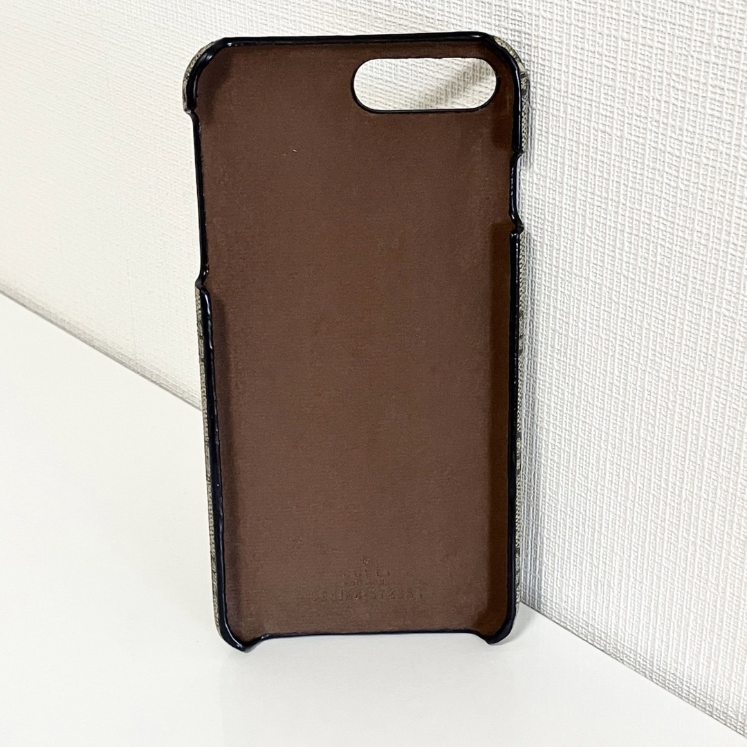 GUCCI - GUCCI グッチ iPhoneケース GGスプリーム ブラウン 茶色