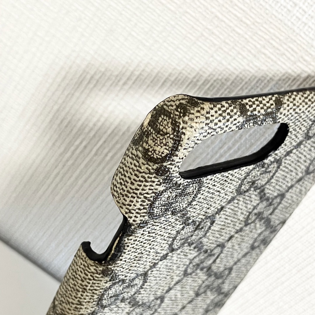 GUCCI - GUCCI グッチ iPhoneケース GGスプリーム ブラウン 茶色