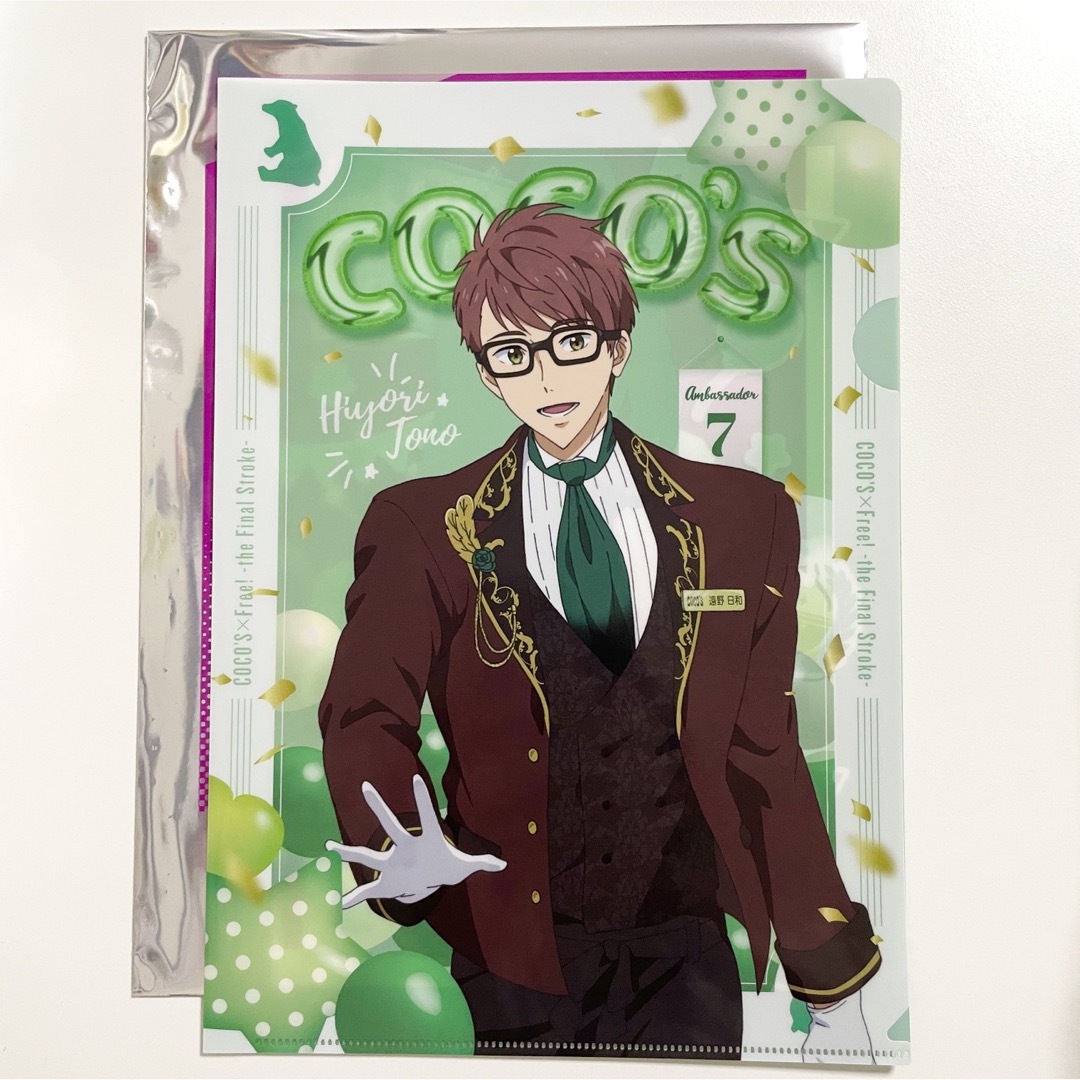 未使用＊ Free! 遠野日和 桐嶋郁弥 缶バッジ クリアファイル カードの