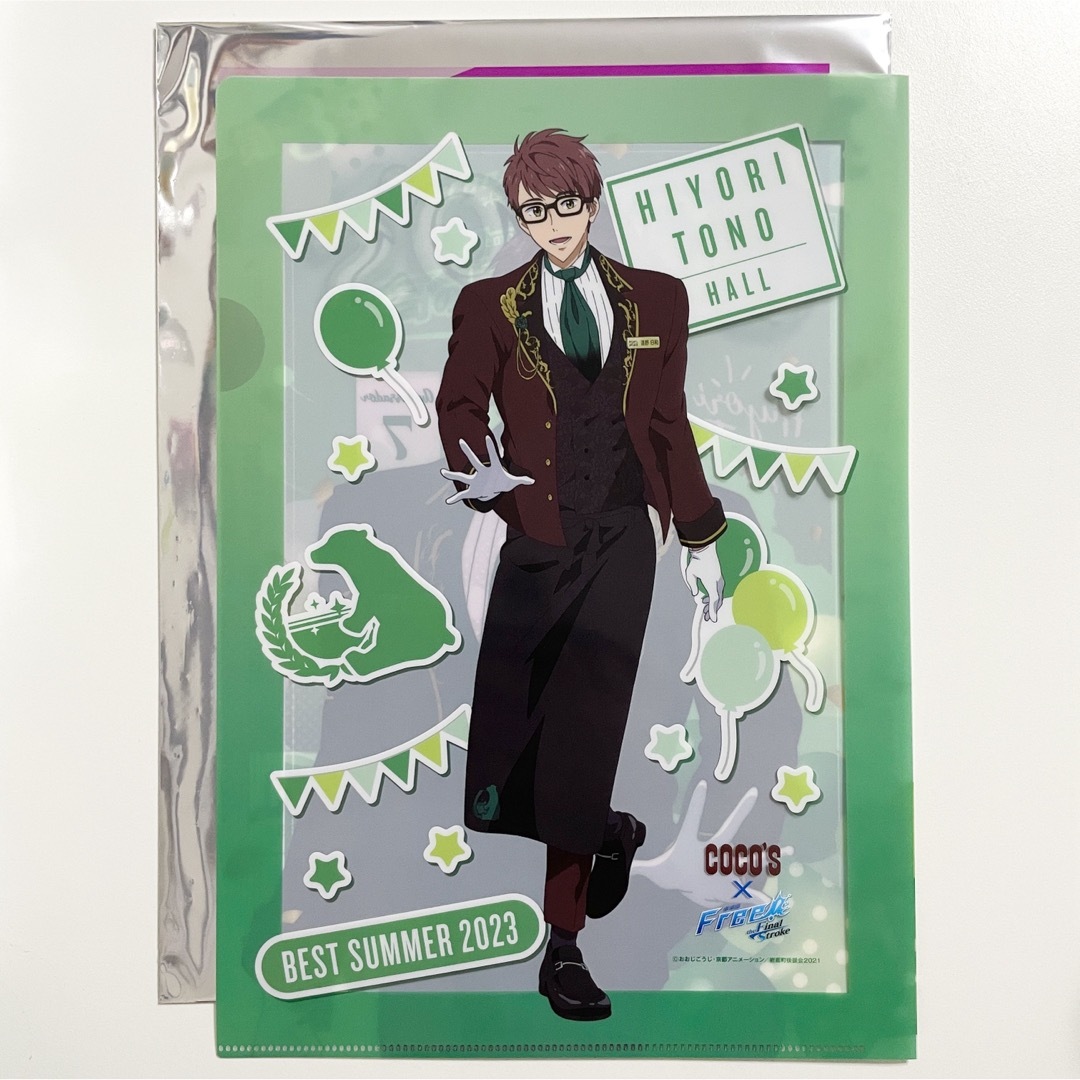 未使用＊ Free! 遠野日和 桐嶋郁弥 缶バッジ クリアファイル カードの