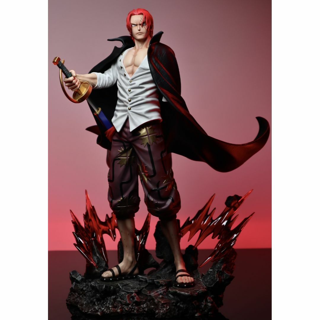 ワンピース 新四皇 赤髪のシャンクス フィギュア ガレージキット 塗装