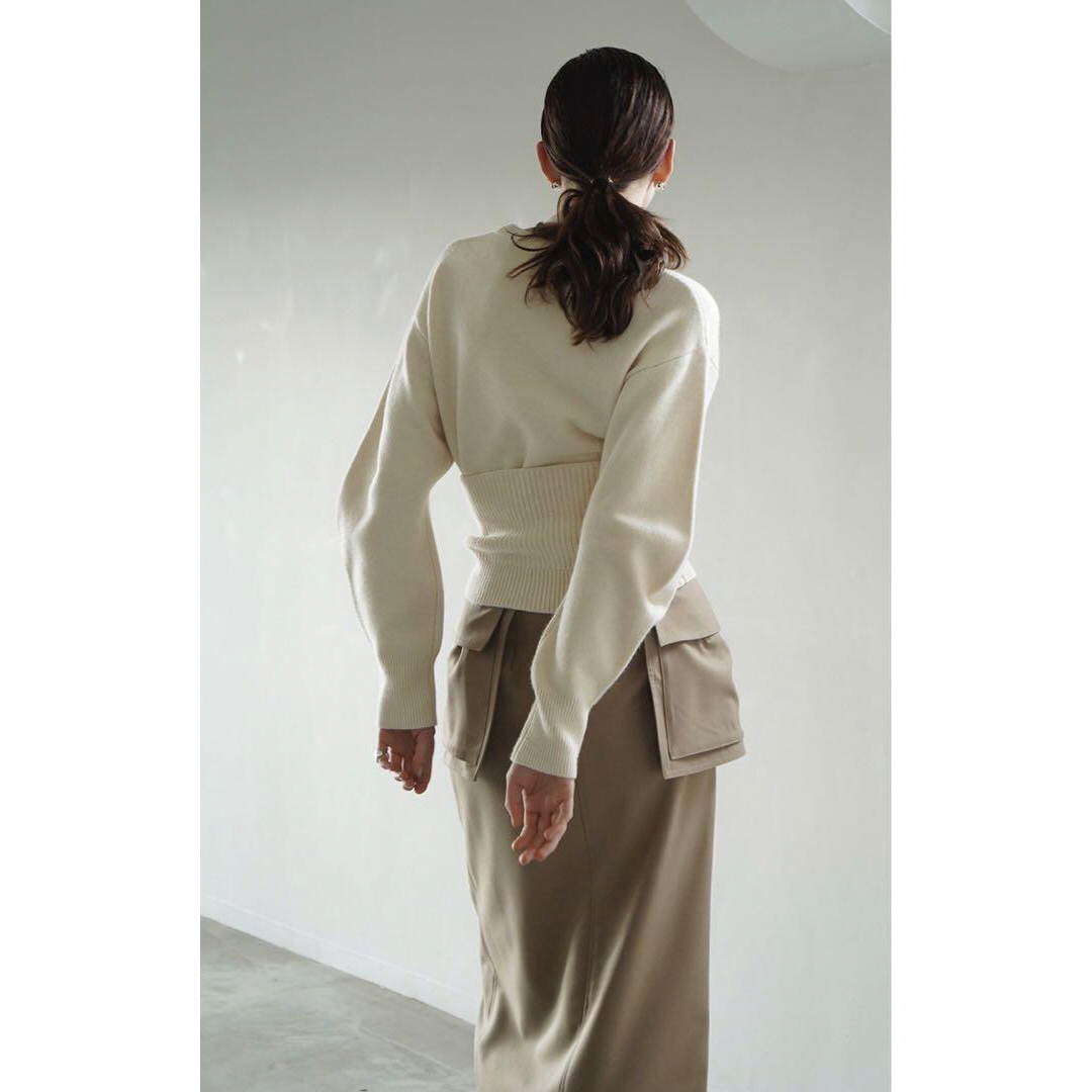 CLANE - HALTER BUSTIER SET KNIT TOPS アイボリーの通販 by Caroline