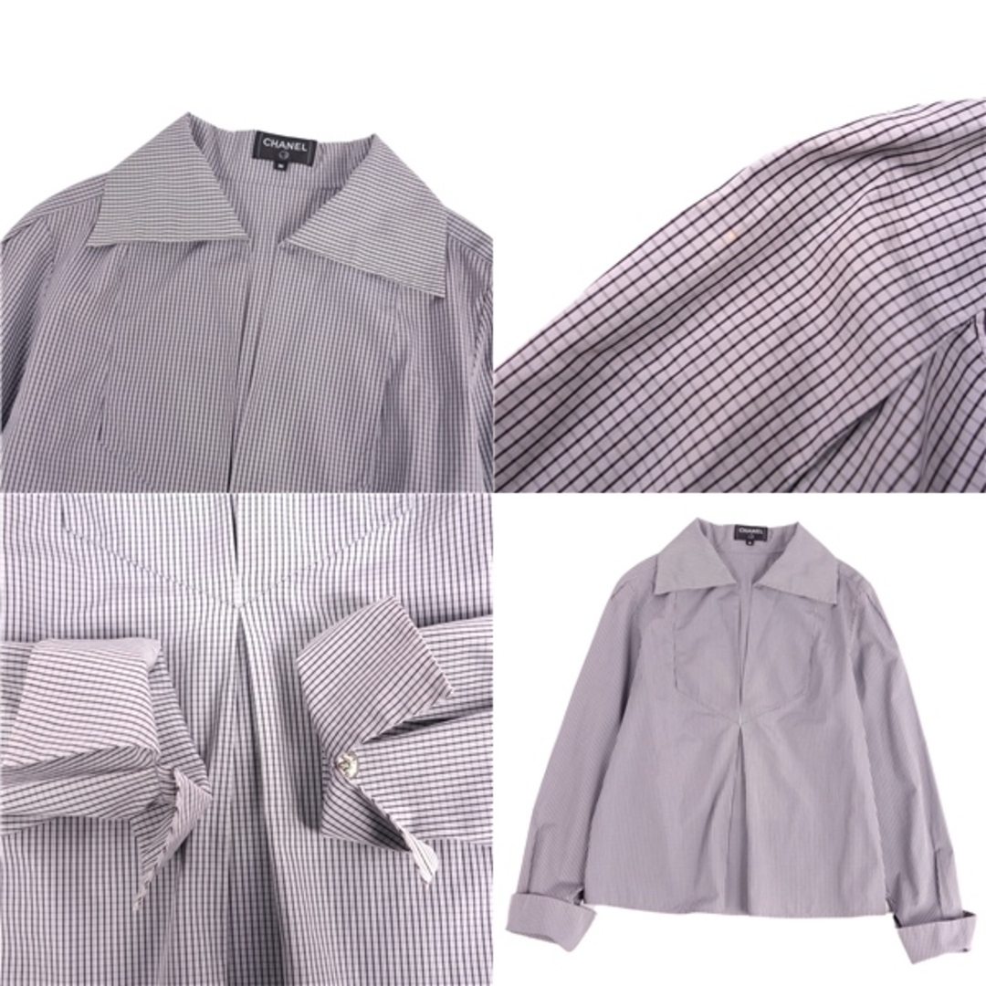 CHANEL - シャネル CHANEL シャツ ブラウス プルオーバー ロング