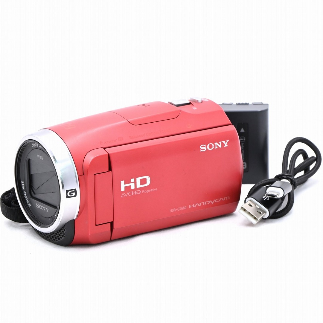 JVC Everio GZ-E880 RED ハンディカメラ JVC Everio GZ-E880 RED