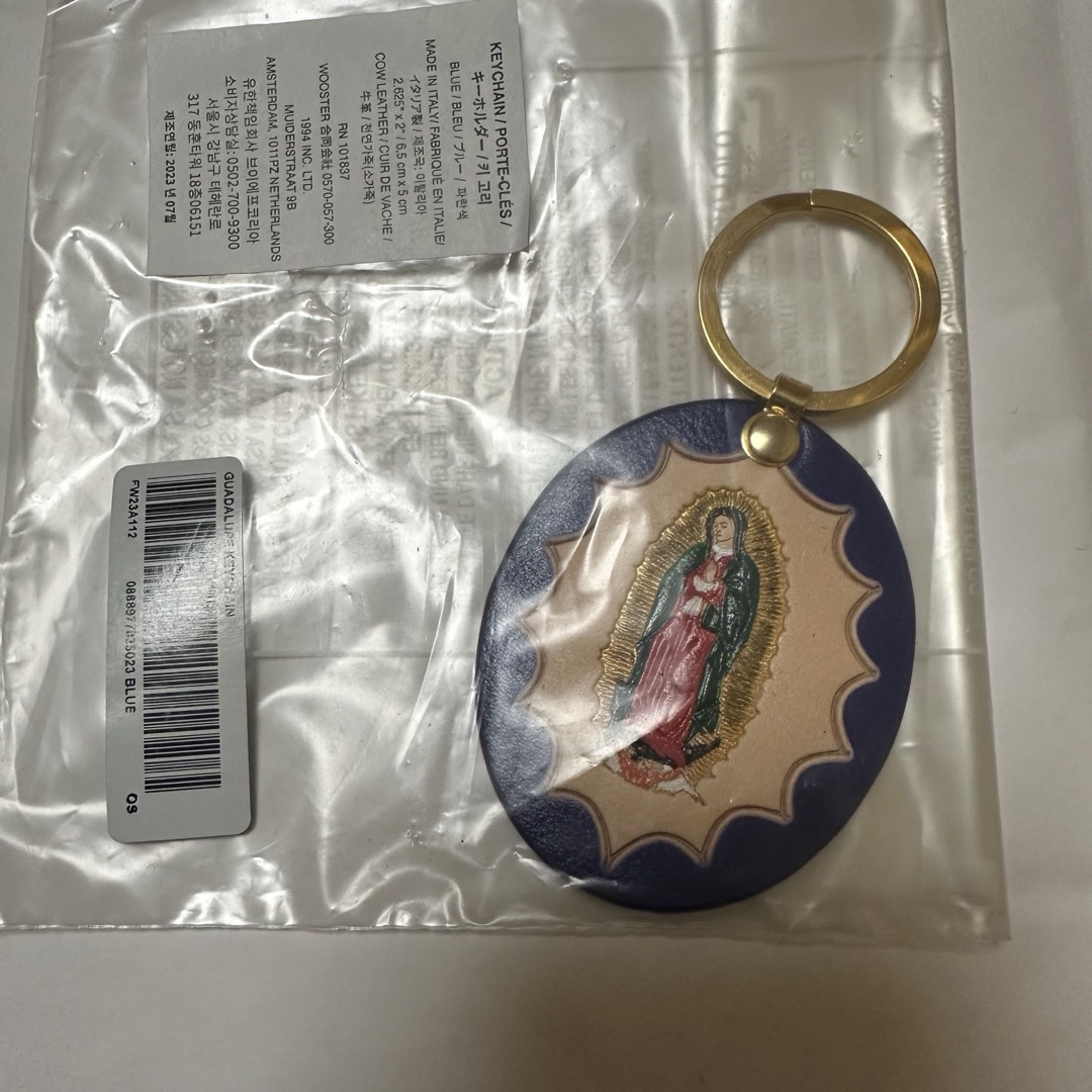 Supreme - Supreme Guadalupe Leather Keychain Blueの通販 by xxxx