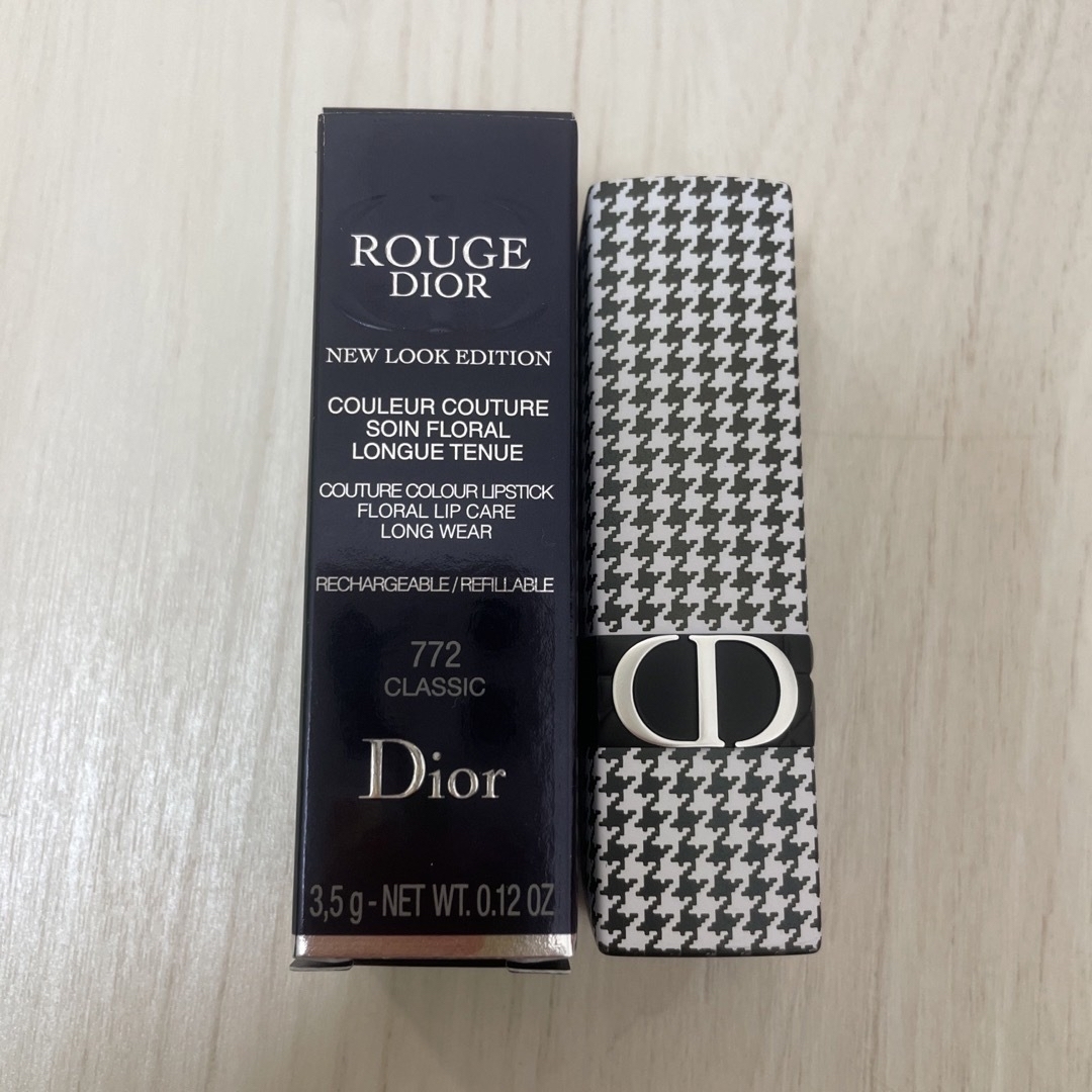 Dior - レア 限定色 DIOR 千鳥柄 リップの通販 by n｜ディオールならラクマ