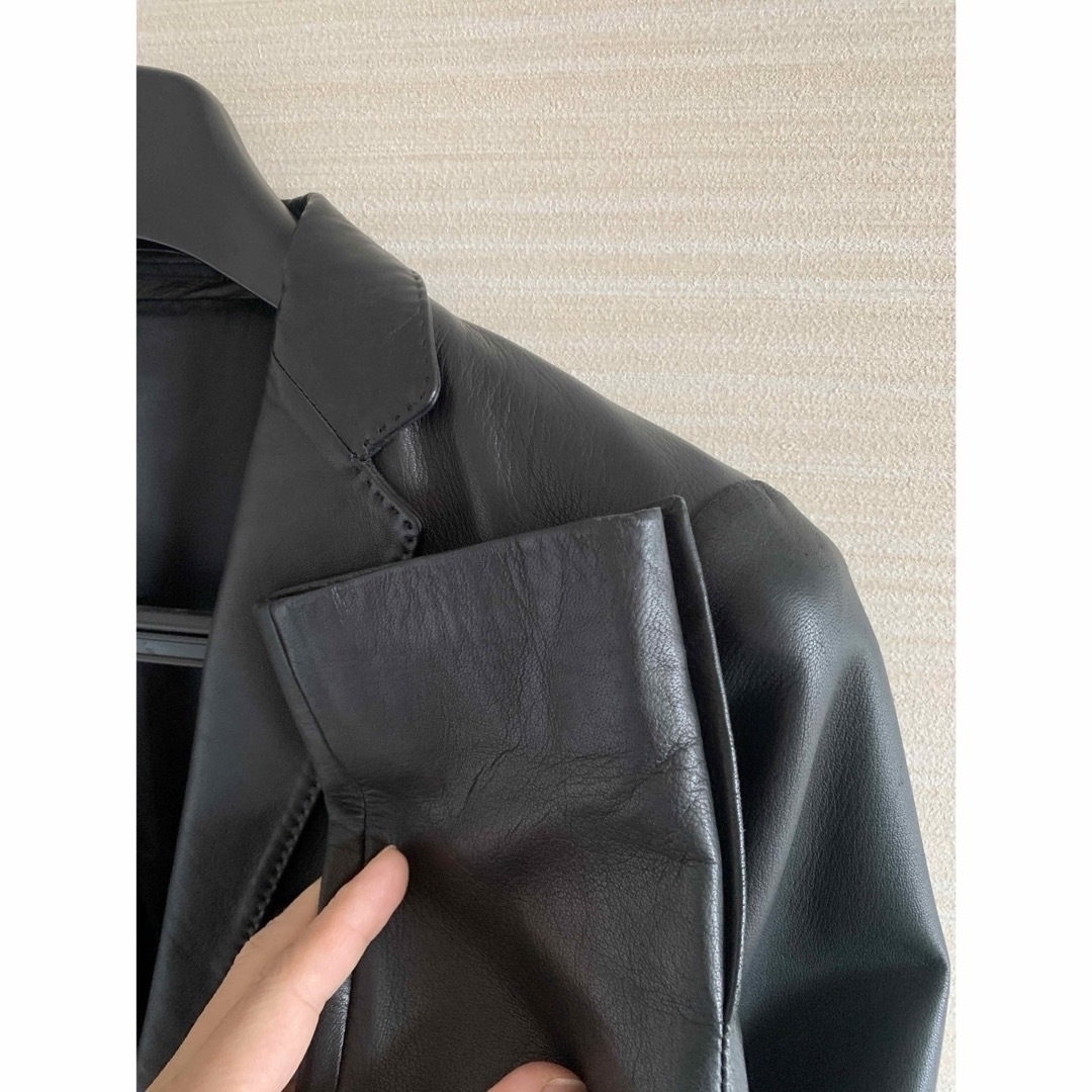 UNITED ARROWS - ユナイテッドアローズ 羊革レザー テーラード