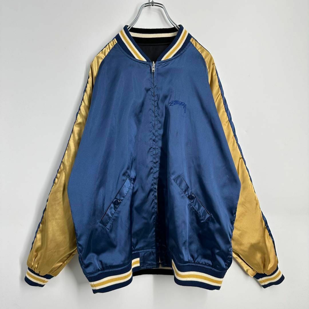 激レアOLD STUSSY EAGLE鷲 リバーシブル スカジャン80'S 和柄 2026年