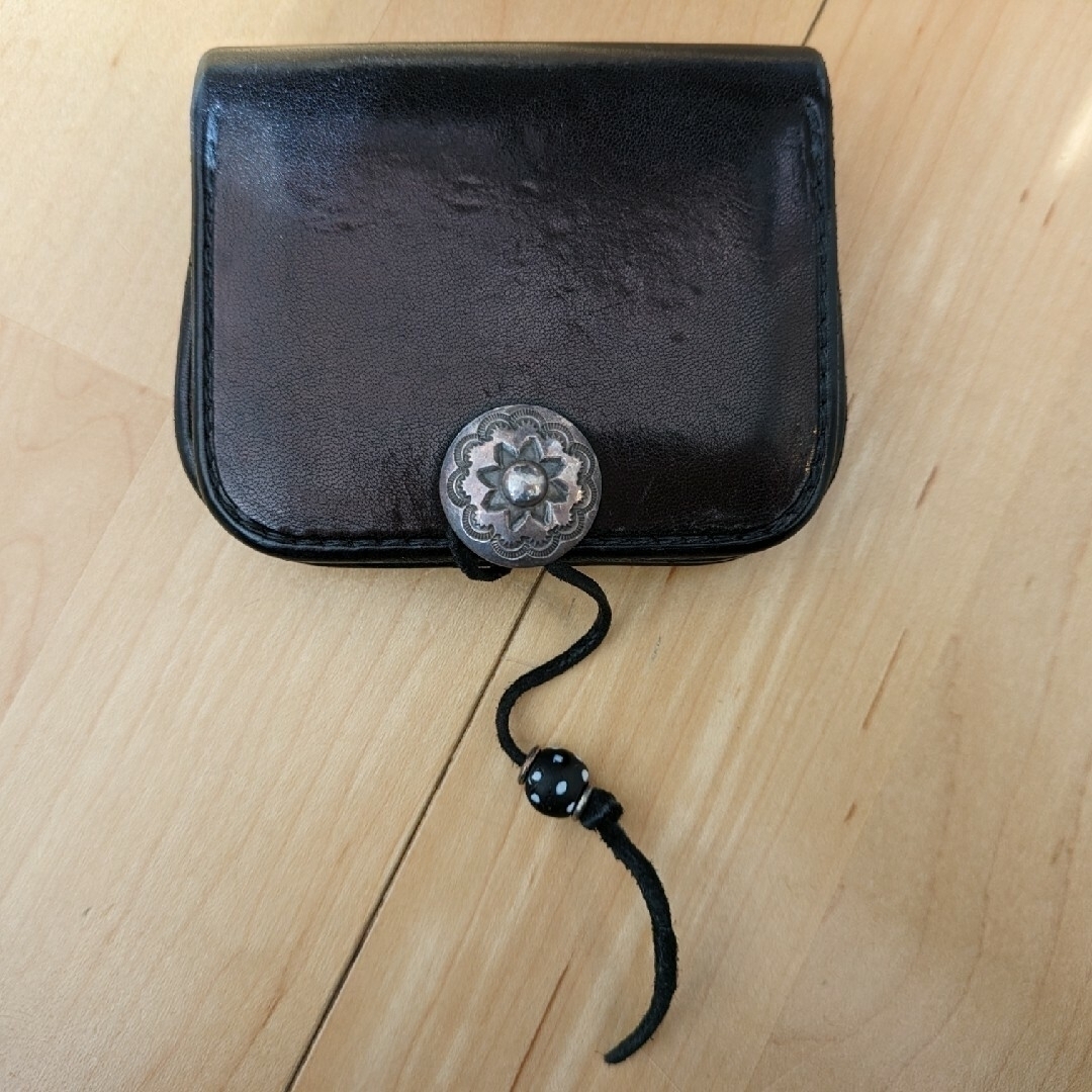 goro's - 早い者勝ち！ゴローズ 角型小銭入れ 黒 マチあり カスタムの