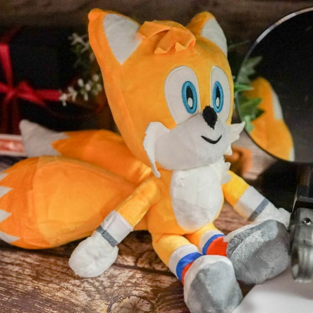 テイルス ぬいぐるみ ソニック 大きい セガ グッズ リボン袋付【現品