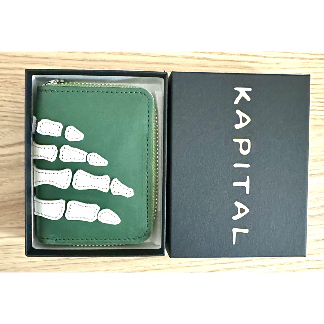 KAPITAL - KAPITAL THUMBS UP BONE HAND ZIP ミニウォレットの通販 by
