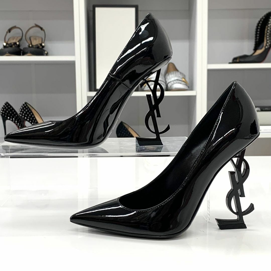 SAINT LAURENT - 7159 サンローラン オピウム パテント YSLロゴヒール