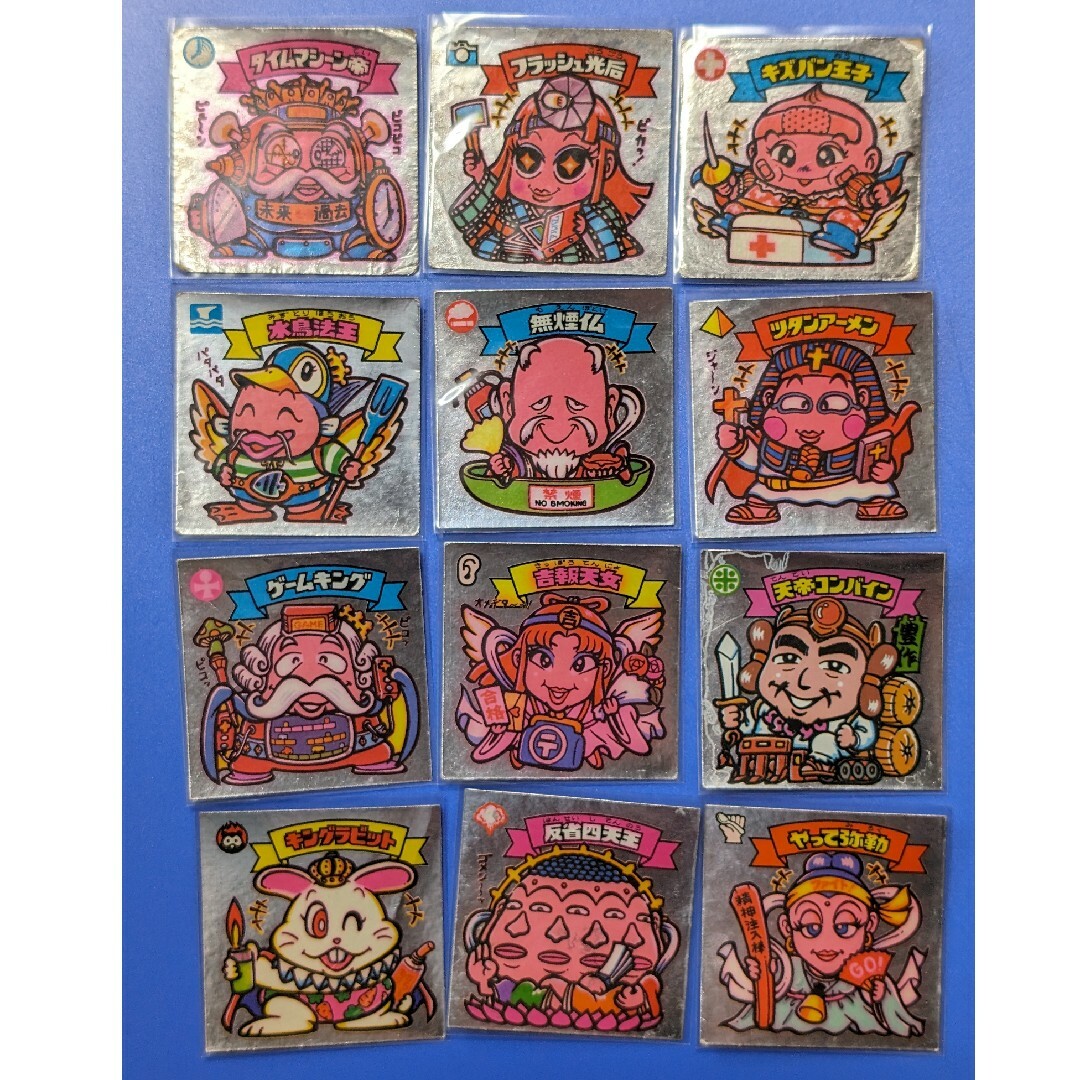 旧ビックリマンシール。第4弾 天使 お守り 悪魔＋聖フェニックス。の