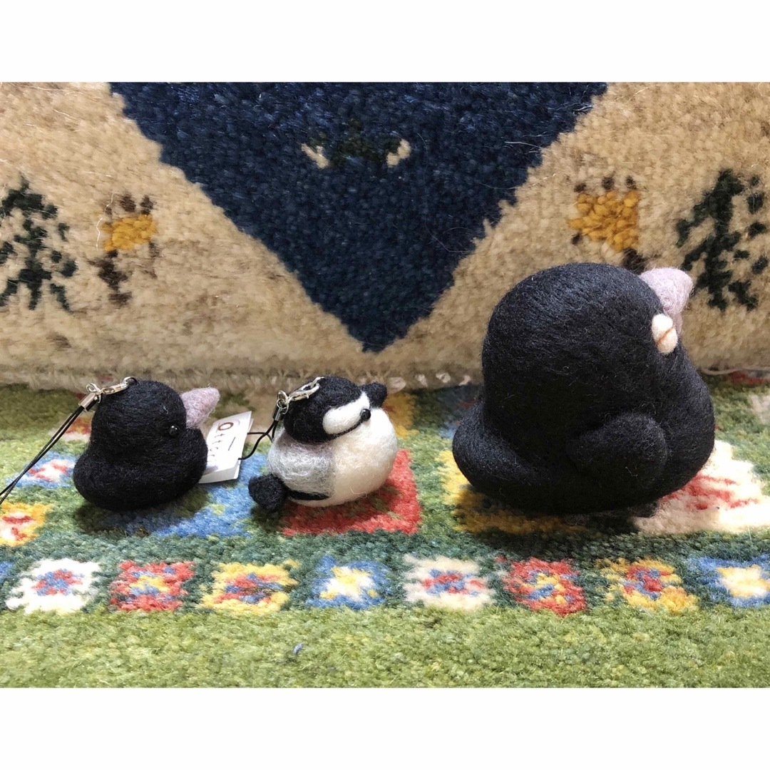 カラス 羊毛フェルト ニードル ぬいぐるみ の通販 by Jun Happy Jun's