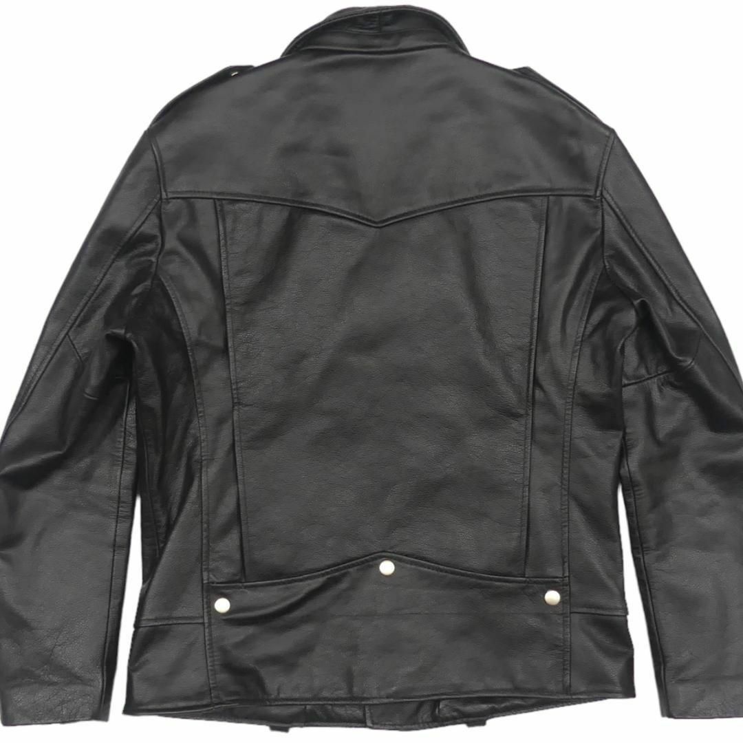 BOLLINI - ライダースジャケット 本革 ダブル メンズ レザージャケット