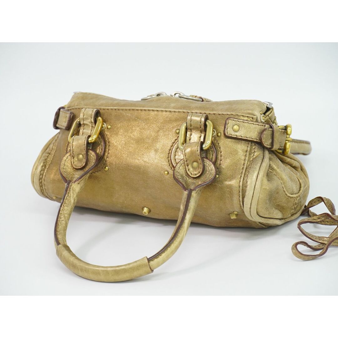 Chloe - 本物 クロエ Chloe ミニ パディントン ハンドバッグ レザー