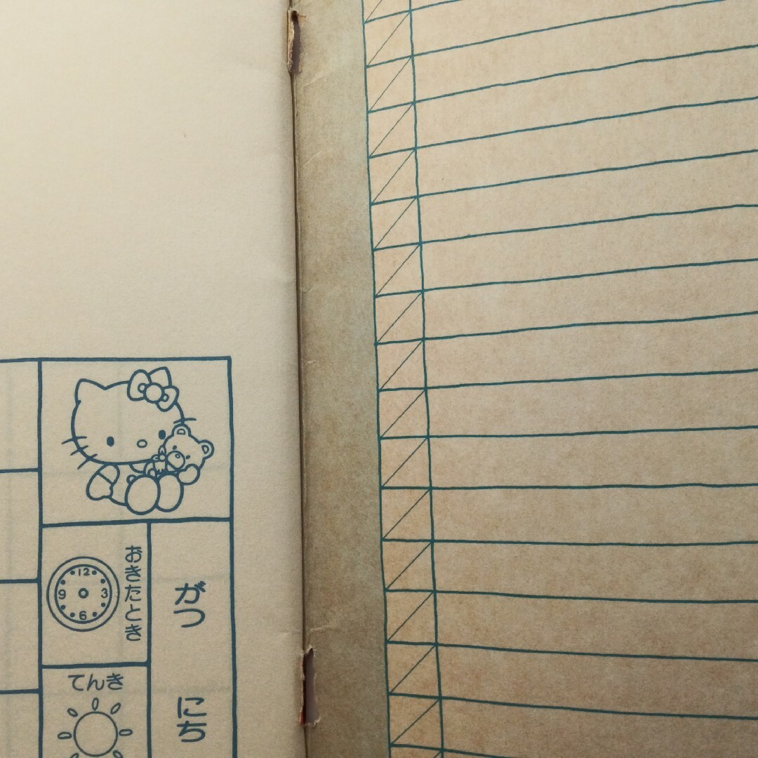 ハローキティ - サンリオ レトロ キティ えにっき 昭和 ヴィンテージ
