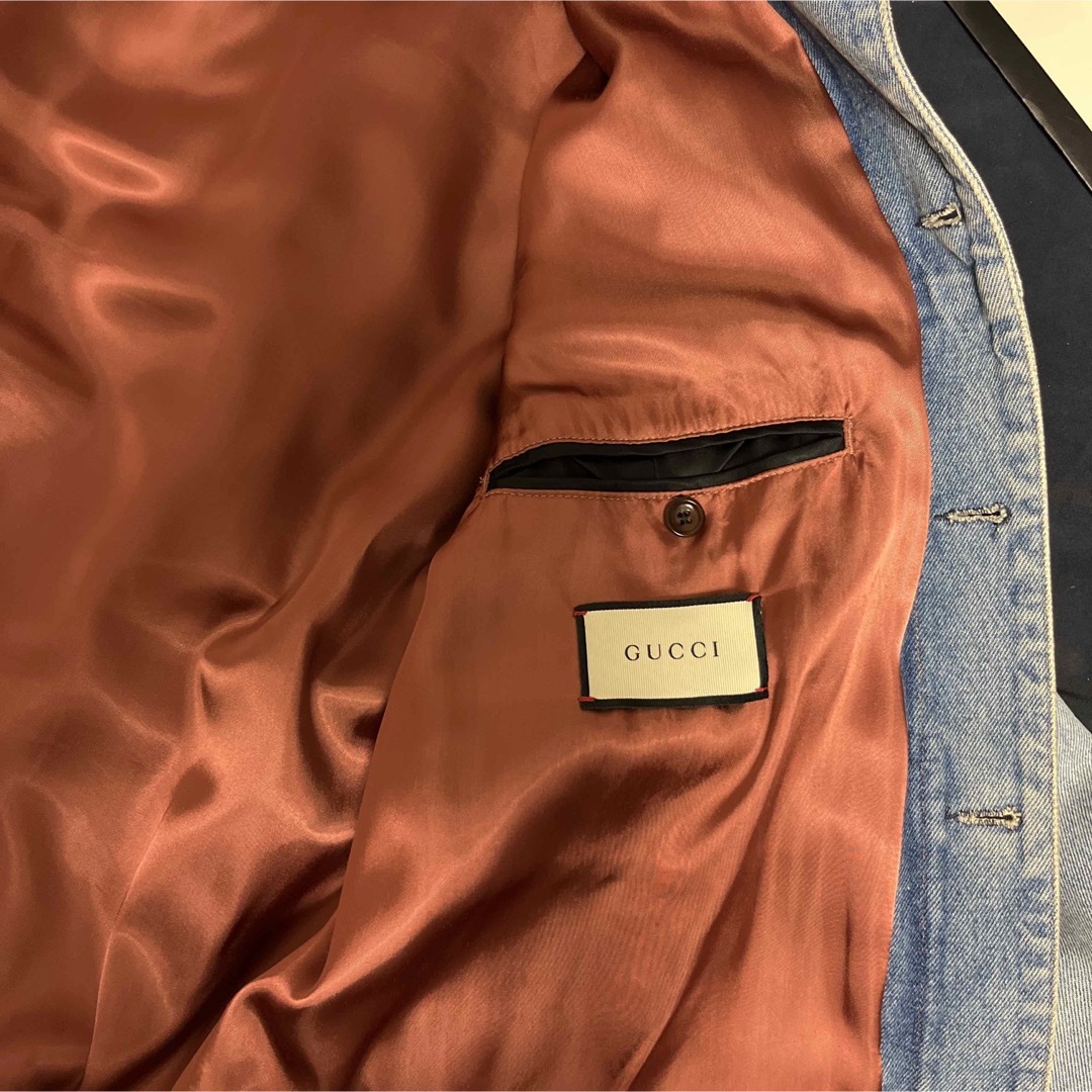 GUCCI - 正規美品 GUCCI グッチ デニムジャケット 刺繍 ブルゾン