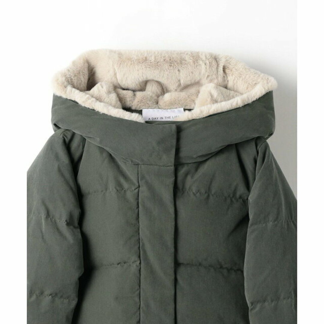a day in the life - 【DK.GREEN】【L】フェイクファー フードダウン<A