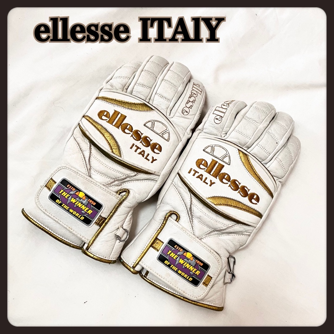 ellesse - ellesse ITALY ☆訳あり☆スキー手袋 アンティーク物の通販