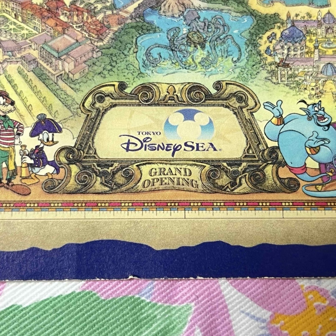 Disney - ディズニーシー グランドオープン時マップ ポストカードの