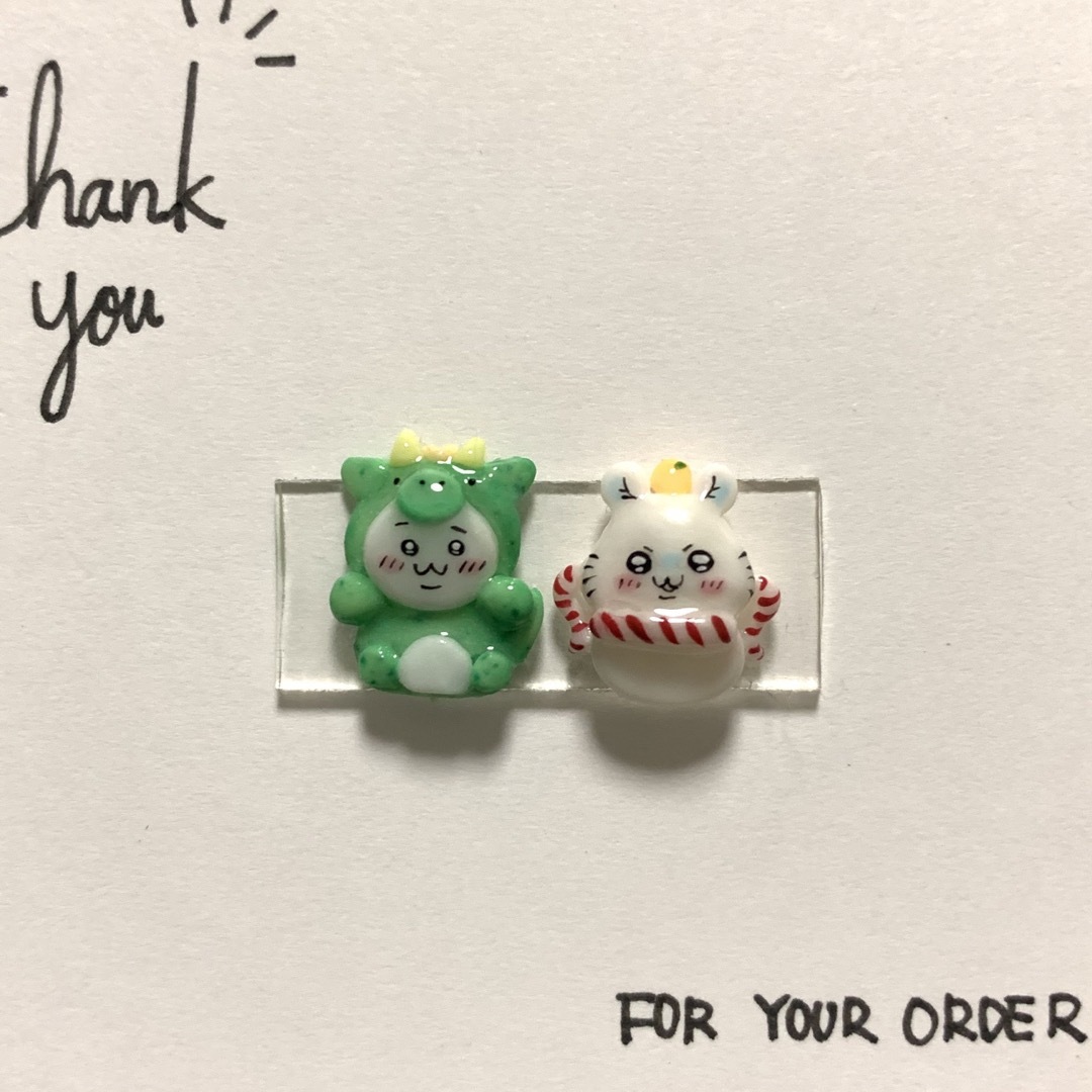 ちいかわ ももんが 3Dネイルパーツ 正月の通販 by ME｜ラクマ